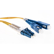 Cleerline SSF™ OS2 LC/UPC-SC/UPC Patch Cable 1.6mm Riser 5m [DOS2LCSC05m-UPC]
